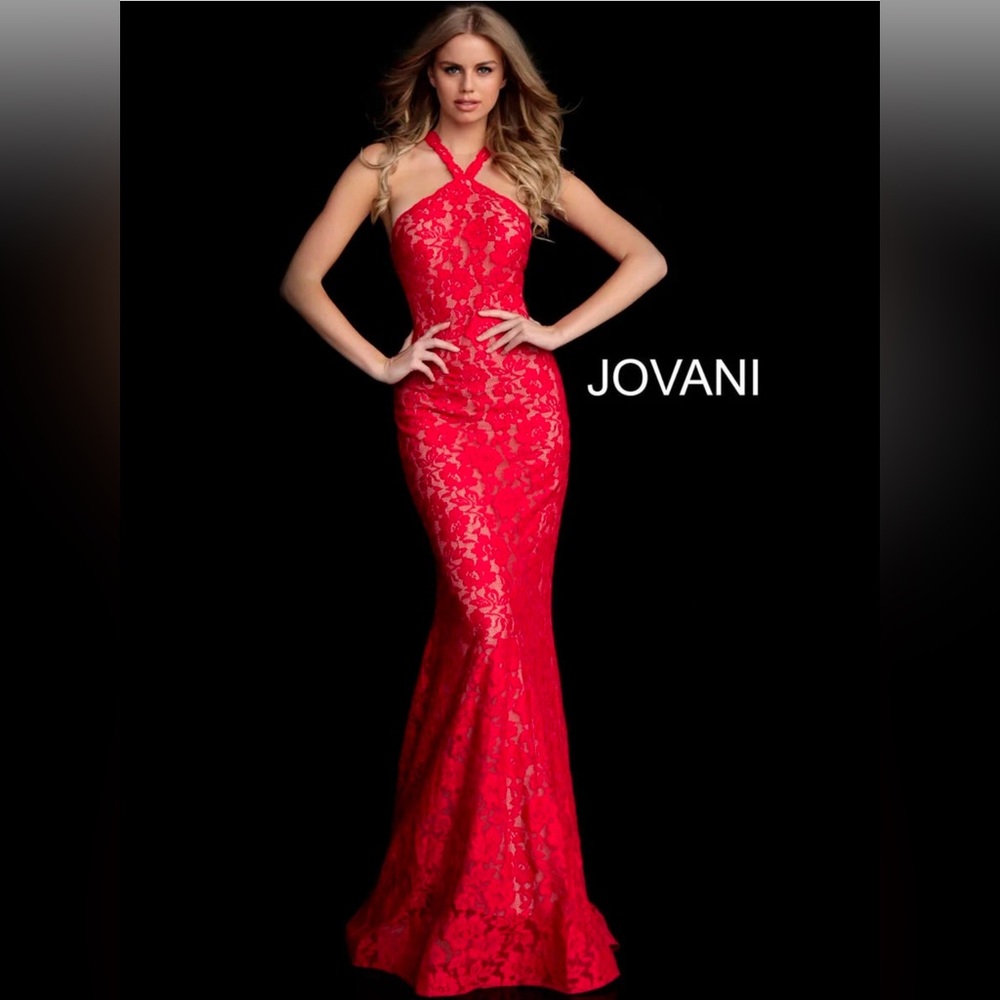 Jovani Lace Prom Dress 63214